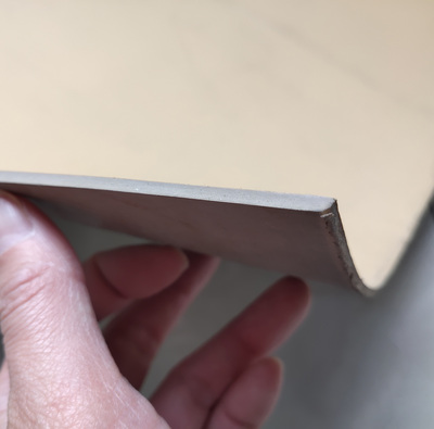 PVC Beige Color Rubber Sheet