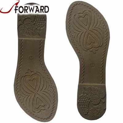 Manufacturer Anti-skid Design Round Toe Tpr Sole For Woman Flat Sandal Outsole From China