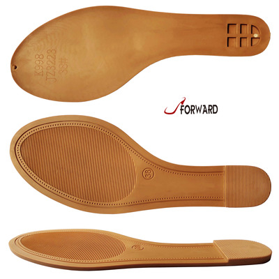 Manufacturer Good Quality Design TPR TPU Rubber Sole For Woman Size 36-41# Flat Sandal Slipper Shoe