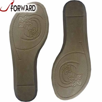 Manufacturer Good Price Round Toe Tpr Sole For Woman Flat Sandal Outsole From China