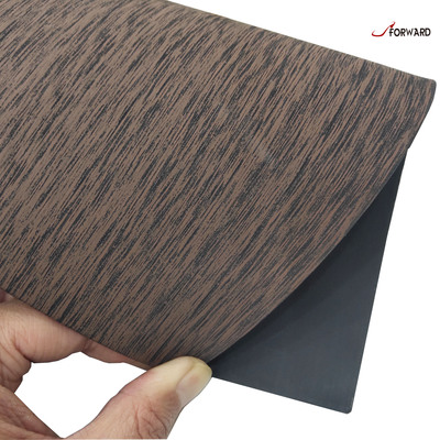Manufacturer of Fashion Design Buffing Brown Color Surface Rubber Sole Sheet For Heels