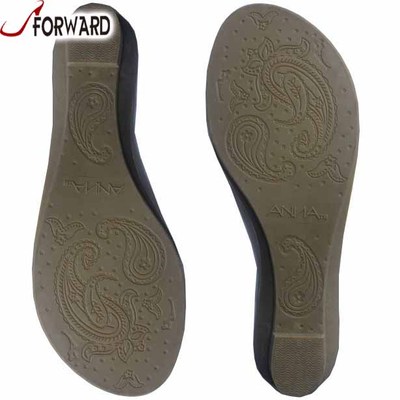 Manufacturer Cheap Price Round Toe Tpr Sole For Woman Flat Sandal Outsole From China