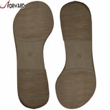 Manufacturer Anti-skid Design Round Toe Tpr Sole For Woman Flat Sandal Outsole