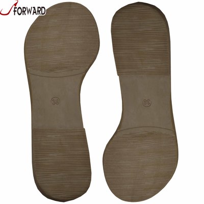 Manufacturer Anti-skid Design Round Toe Tpr Sole For Woman Flat Sandal Outsole