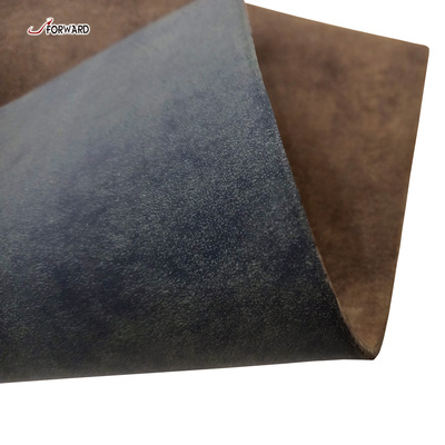 Factory Supply Retro Brown And Blue Velvet Durable Good Flexibility Rubber Sheet for Belt Size 1.2m