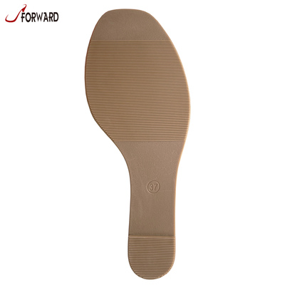 The latest products of high quality TPR material square shading flat bottom ladies drag sandals