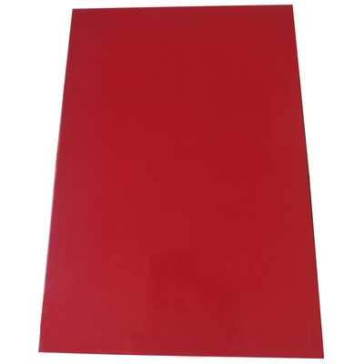 Red Shine Plain Rubber Sheet