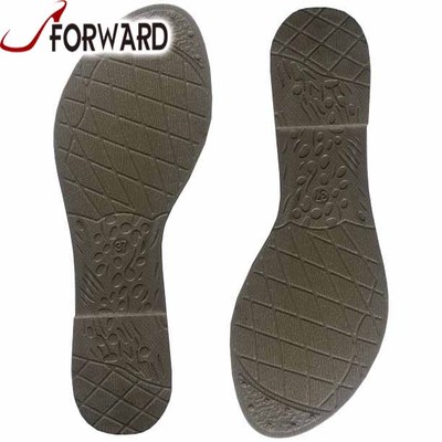Manufacturer Non-slip Round Toe Tpr Sole For Woman Flat Sandal Outsole From China