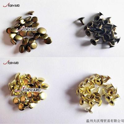 cheap price 7mm 8mm 9mm iron single head double head rivets button for shoes bags cloths